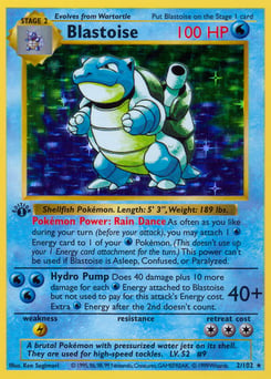 Blastoise – Rare Holo – Base