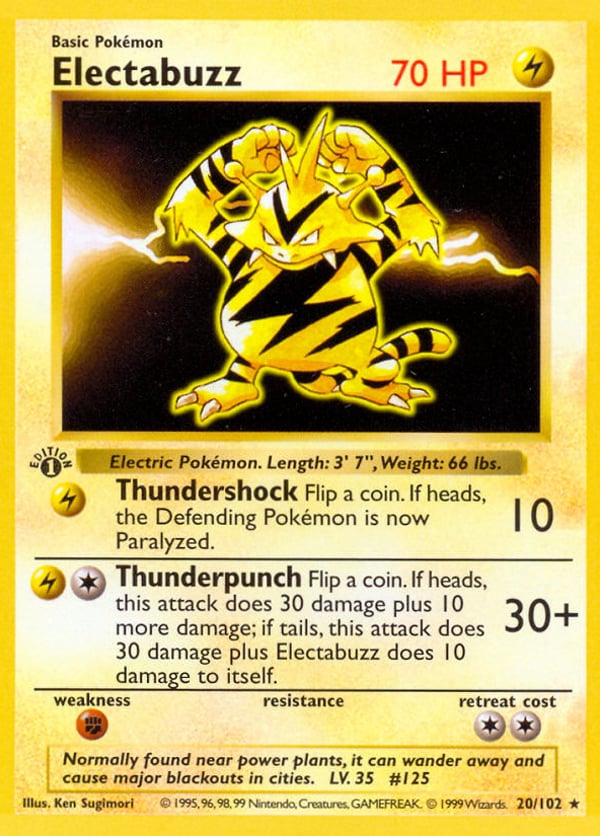 Electabuzz – Rare – Base