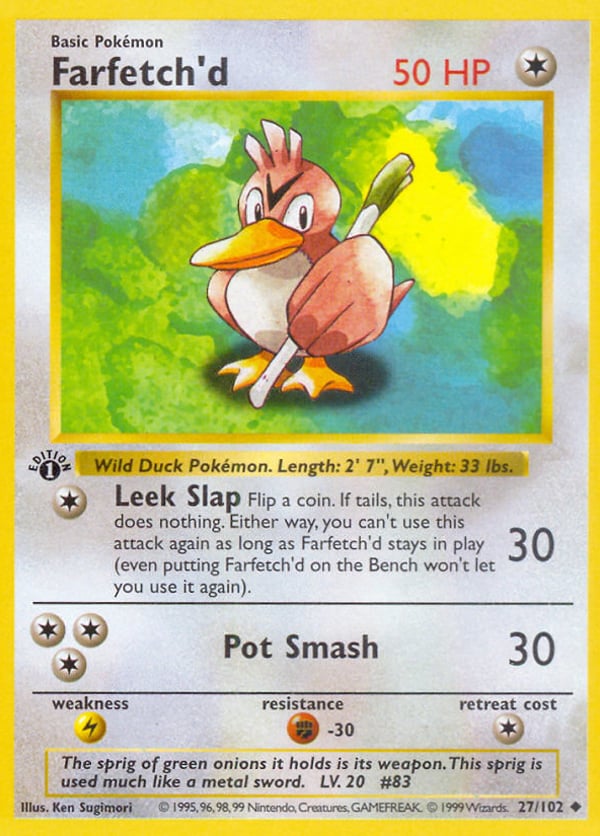 Farfetch'd – Uncommon – Base
