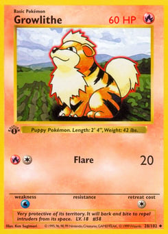 Growlithe – Uncommon – Base