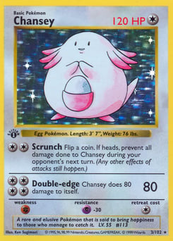 Chansey – Rare Holo – Base