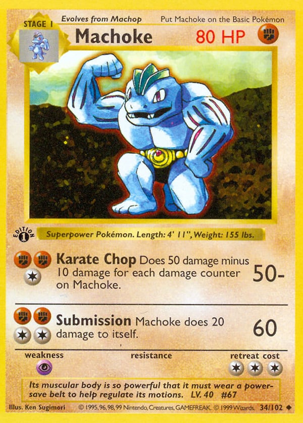 Machoke – Uncommon – Base