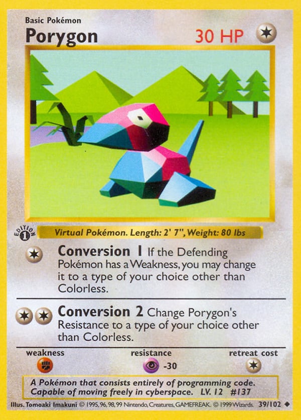 Porygon – Uncommon – Base