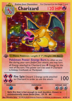 Charizard – Rare Holo – Base