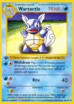 Wartortle – Uncommon – Base