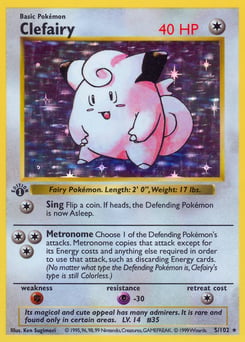 Clefairy – Rare Holo – Base