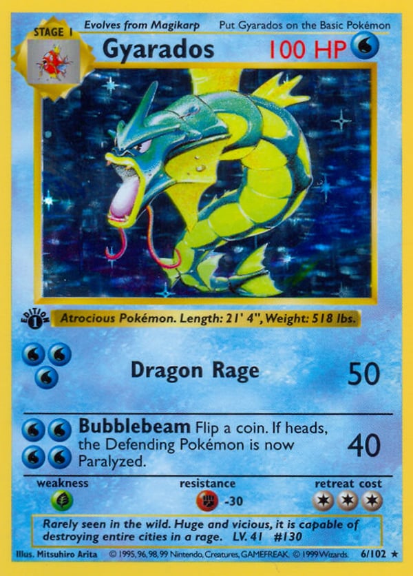 Gyarados – Rare Holo – Base