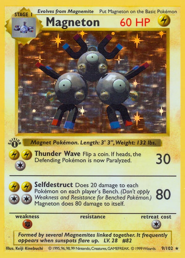 Magneton – Rare Holo – Base