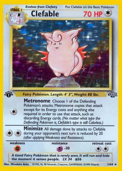Clefable – Rare Holo – Jungle