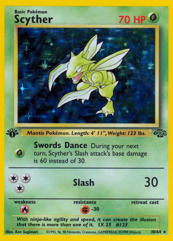 Scyther – Rare Holo – Jungle