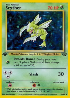 Scyther – Rare Holo – Jungle