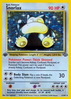 Snorlax – Rare Holo – Jungle