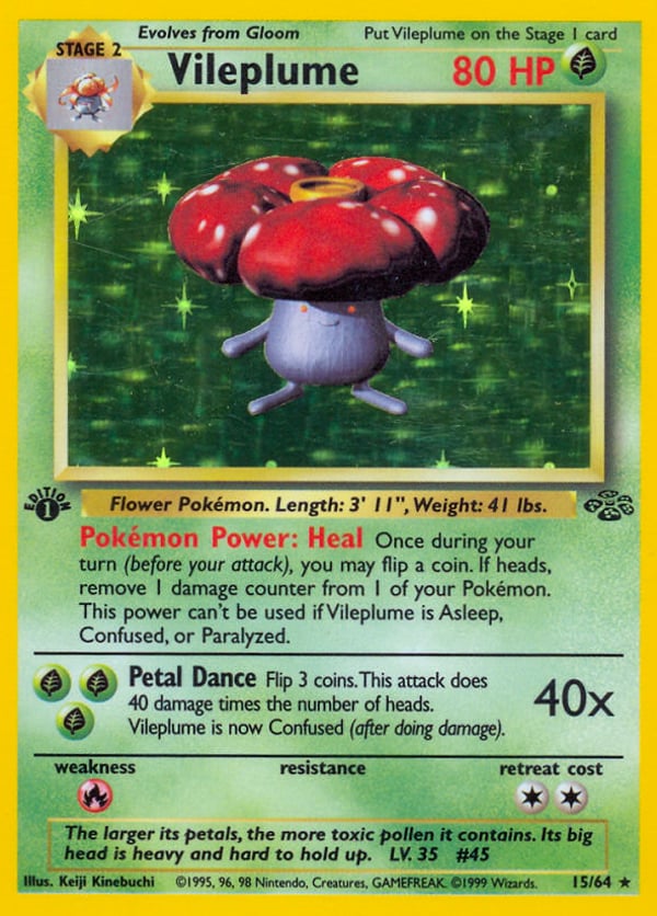 Vileplume – Rare Holo – Jungle