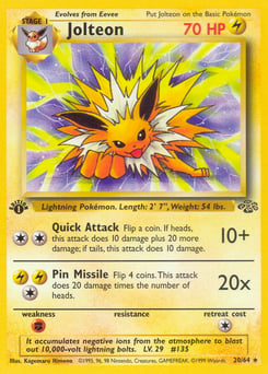 Jolteon – Rare – Jungle