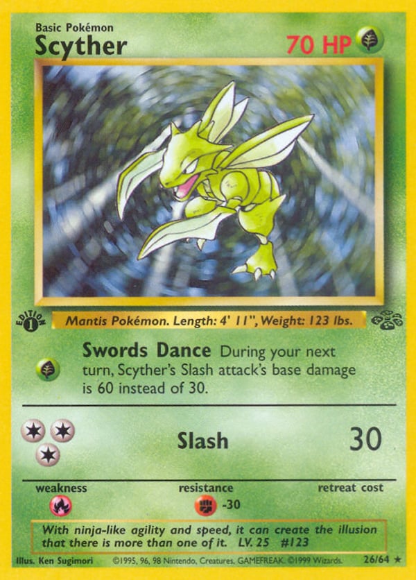 Scyther – Rare – Jungle
