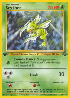 Scyther – Rare – Jungle