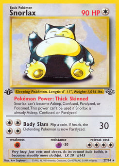 Snorlax – Rare – Jungle