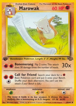 Marowak – Uncommon – Jungle