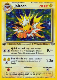 Jolteon – Rare Holo – Jungle