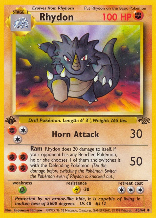 Rhydon – Uncommon – Jungle