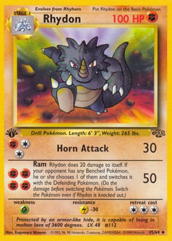 Rhydon – Uncommon – Jungle