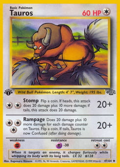 Tauros – Uncommon – Jungle