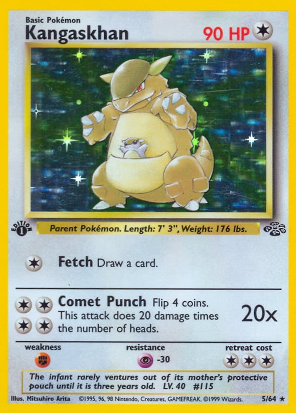 Kangaskhan – Rare Holo – Jungle