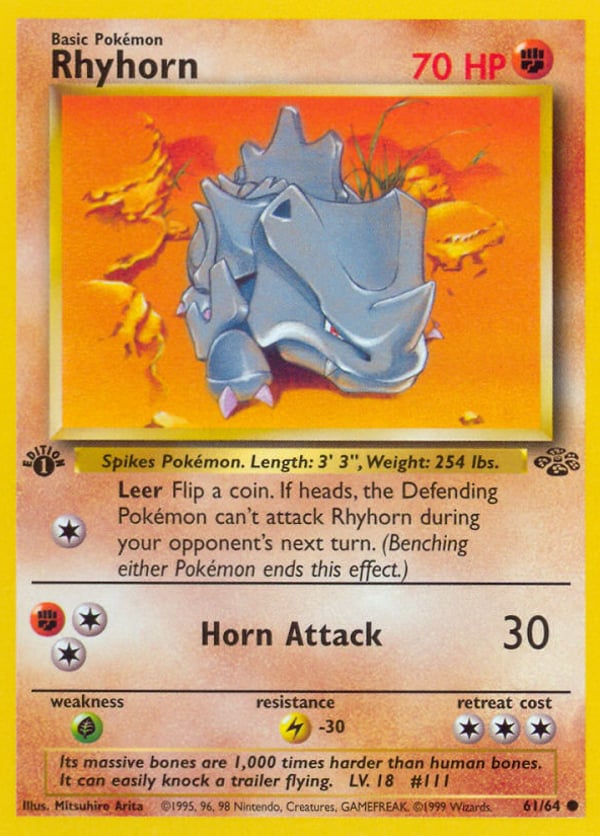 Rhyhorn – Common – Jungle