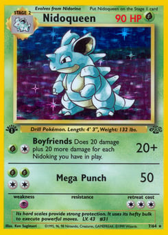 Nidoqueen – Rare Holo – Jungle