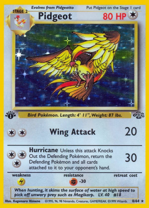 Pidgeot – Rare Holo – Jungle