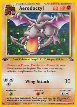 Aerodactyl – Rare Holo – Fossil
