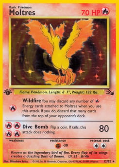 Moltres – Rare Holo – Fossil
