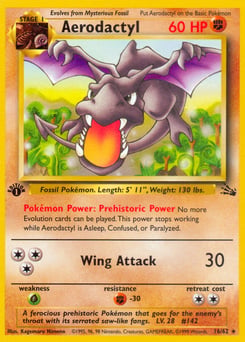 Aerodactyl – Rare – Fossil