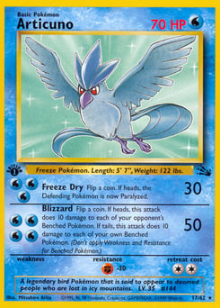 Articuno – Rare – Fossil