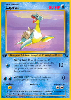 Lapras – Rare – Fossil