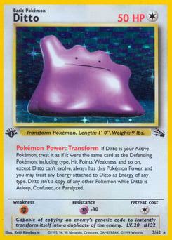 Ditto – Rare Holo – Fossil