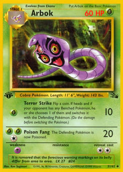 Arbok – Uncommon – Fossil