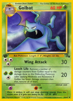 Golbat – Uncommon – Fossil
