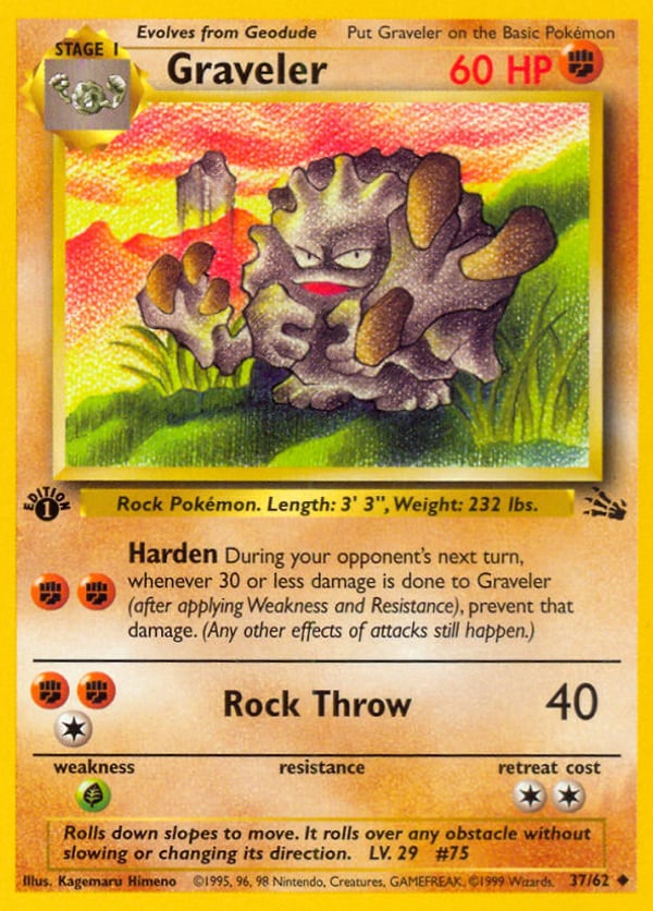 Graveler – Uncommon – Fossil