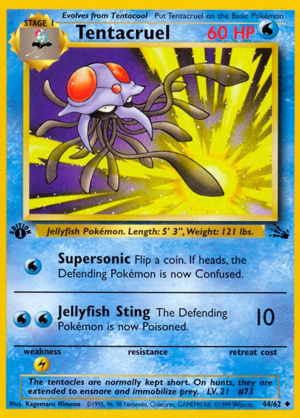 Tentacruel – Uncommon – Fossil