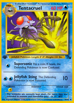 Tentacruel – Uncommon – Fossil