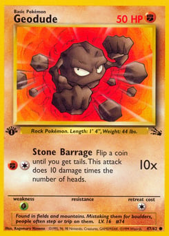 Geodude – Common – Fossil