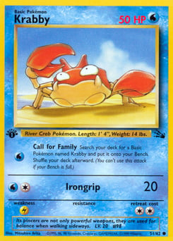 Krabby – Common – Fossil