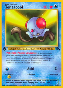 Tentacool – Common – Fossil