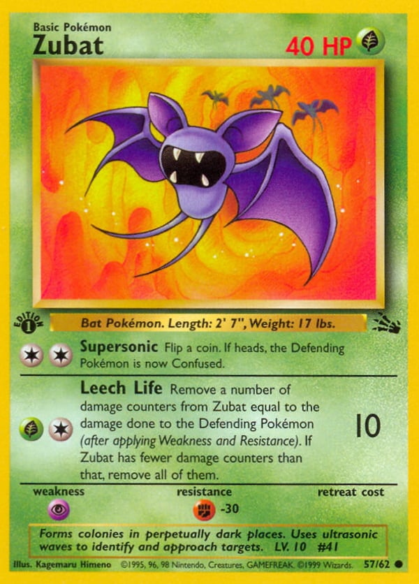 Zubat – Common – Fossil