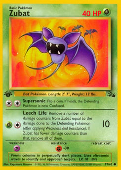 Zubat – Common – Fossil