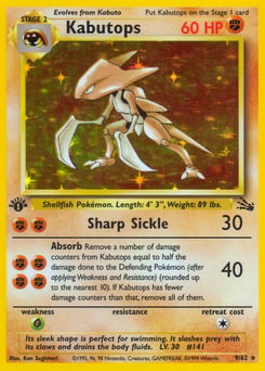 Kabutops – Rare Holo – Fossil