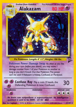 Alakazam – Rare Holo – Base Set 2