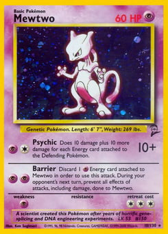 Mewtwo – Rare Holo – Base Set 2
