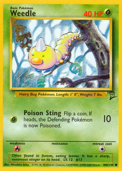 Weedle – Common – Base Set 2